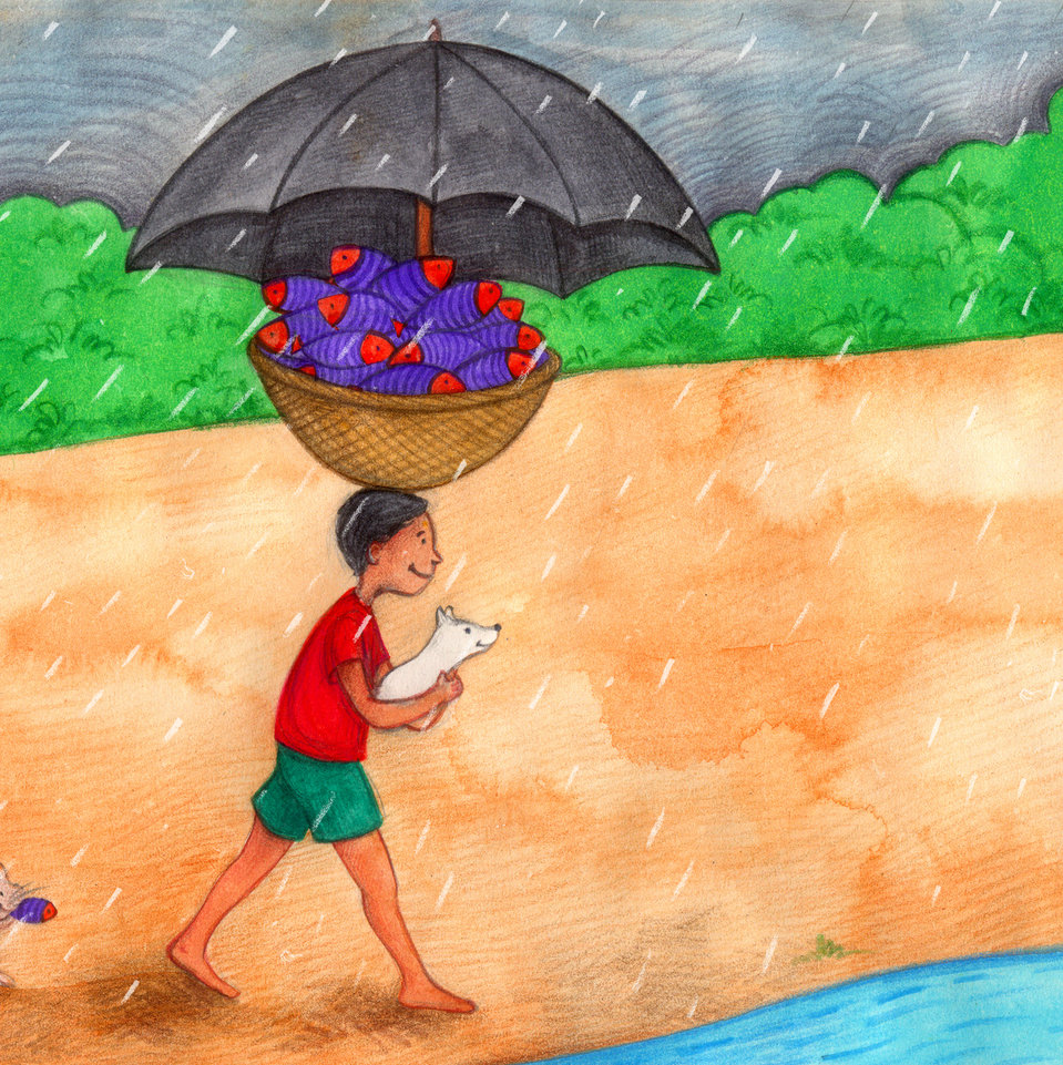 Rainy Day Drawing For Kids Very Easy, Rainy Day Painting HD wallpaper |  Pxfuel