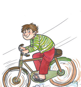 cycling boy