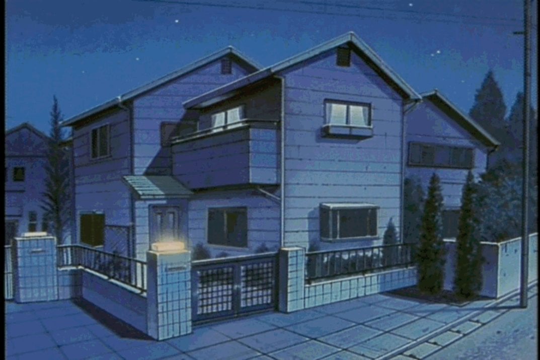 japanese anime house  Google Search  Living room background Room Anime  room